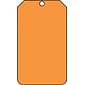 ACCUFORM SIGNS® Solid Color Blank Tag, Orange, 5¾ x 3¼, PF-Cardstock, 25/Pk