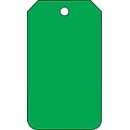 ACCUFORM SIGNS® Solid Color Blank Tag, Green, 5¾ x 3¼, PF-Cardstock, 25/Pk