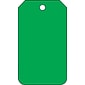 Accuform Solid Color Blank Tag, Green, 5¾" x 3¼", PF-Cardstock, 25/Pack (MDT527CTP)
