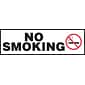 Accuform Safety Label, NO SMOKING, 3" x 10", Adhesive Vinyl, 5/Pack (LSMK575VSP)