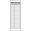 ACCUFORM SIGNS® Safety Label, INSPECTION LABEL, 6 x 2, Adhesive Vinyl, 5/Pk
