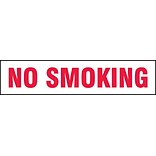 ACCUFORM SIGNS® Safety Label, NO SMOKING, 2 x 9, Adhesive Vinyl, 5/Pk