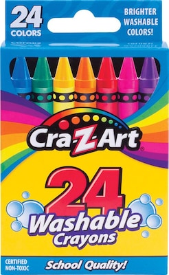 4 Pack Washable Crayons - Sample