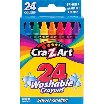 Cra-Z-Art Washable Crayons, 24/Pack