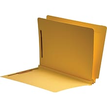 Medical Arts Press® Classification Colored End-Tab Folders; 1 Divider, Yellow, 25/Box