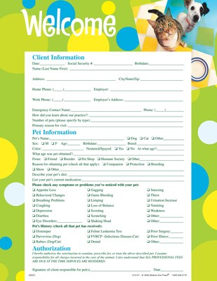 Medical Arts Press® Welcome/Registration Forms, Patchwork