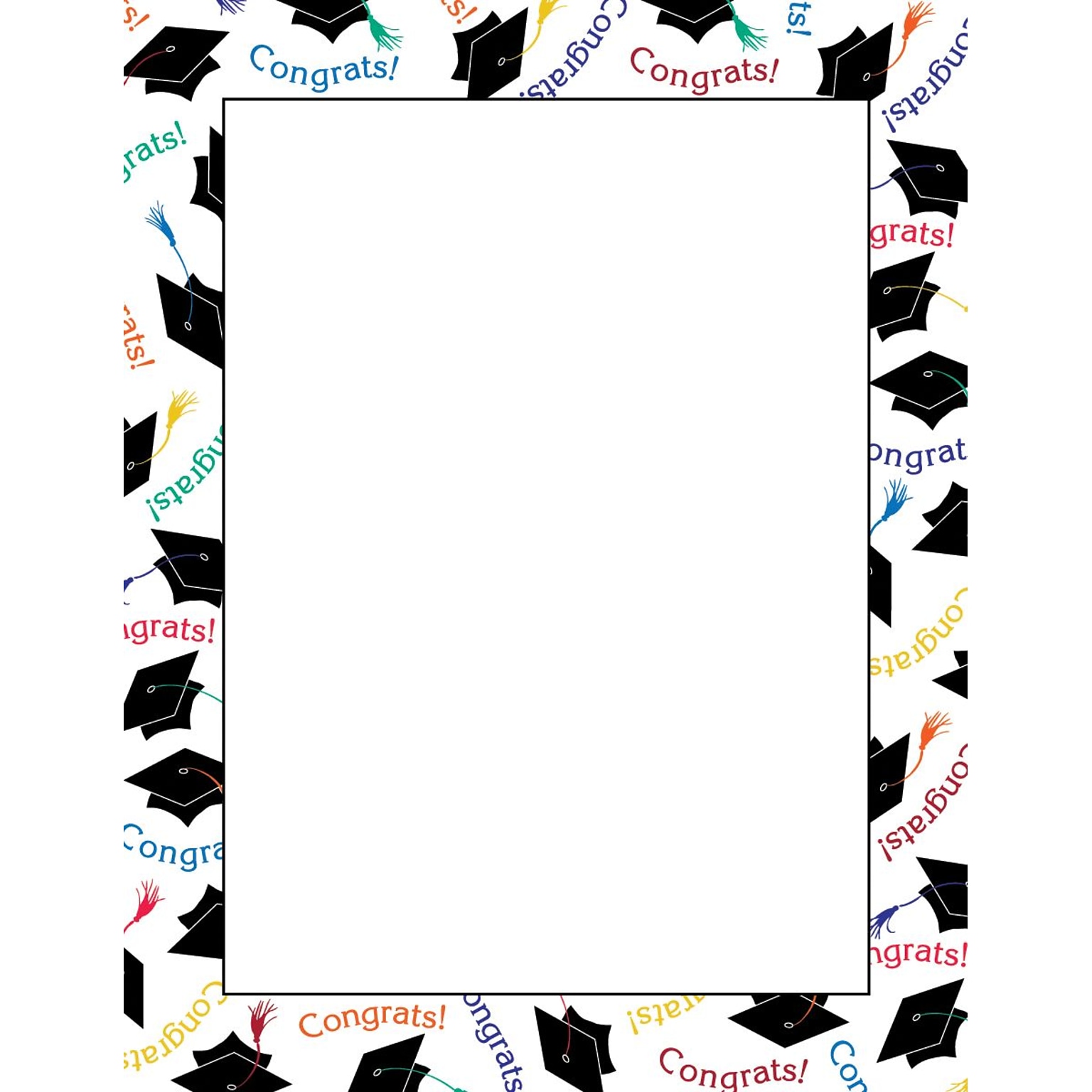 Great Papers 8.5 x 11 Graduation Letterhead 80/Pack (2014242)