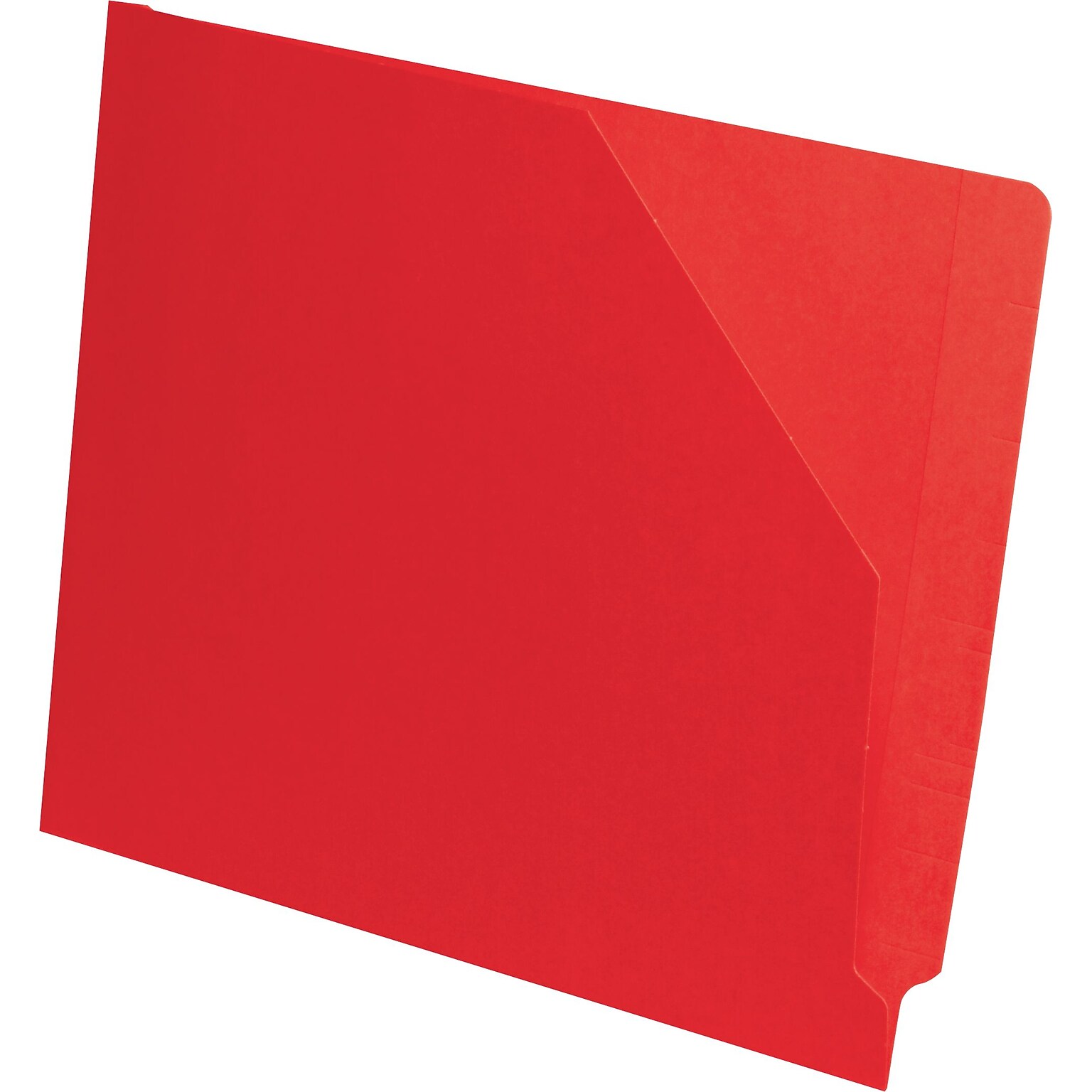 Medical Arts Press End-Tab Slant File Pockets, Letter Size Red, 100/Box (51439RD)