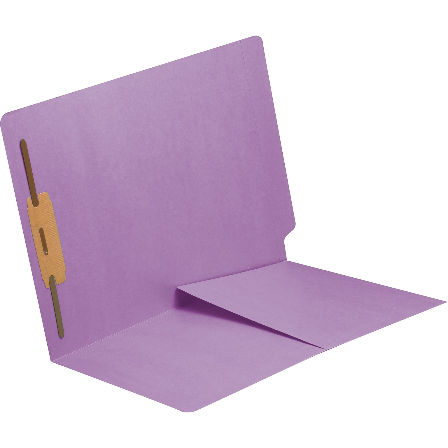 Medical Arts Press® 11 pt. Colored End-Tab Pocket Folders; 1 Fastener, Lavender, 250/Box