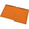 Medical Arts Press® 11 pt. Colored End-Tab Pocket Folders; 2 Fasteners, Orange, 50/Box