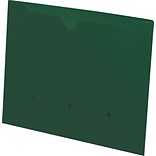 Medical Arts Press® Colored End-Tab Pockets; No Flaps, Green, 50/Box