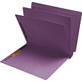 Medical Arts Press® Classification Colored End-Tab Folders; 2 Dividers, Lavender, 15/Box