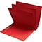 Medical Arts Press® Classification Colored End-Tab Folders; 2 Dividers, Red, 15/Box