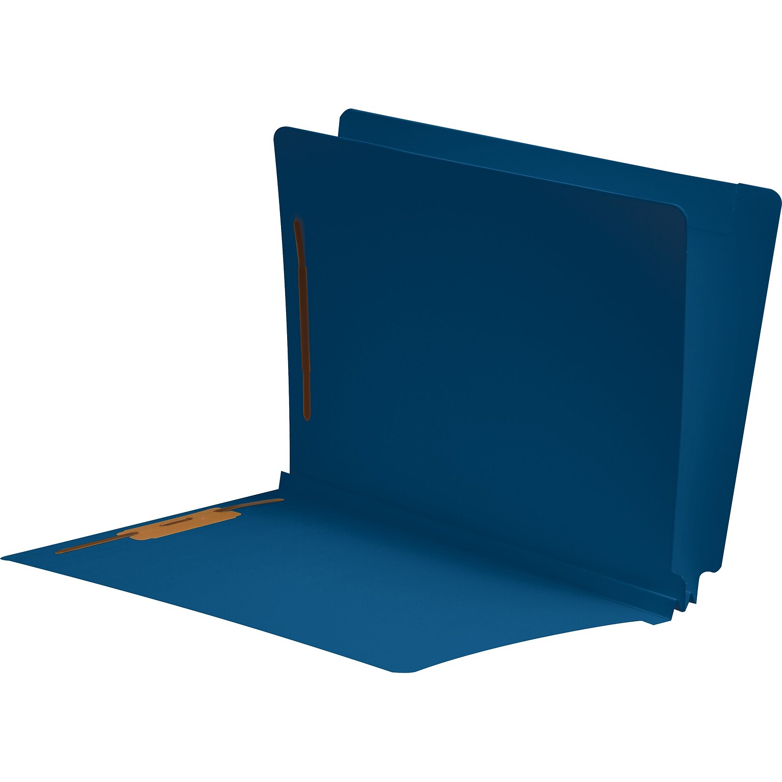 Medical Arts Press® Classification Colored End-Tab Folders; 1 Divider, Blue, 25/Box