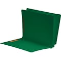 Medical Arts Press® Classification Colored End-Tab Folders; 1 Divider, Green, 25/Box