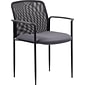 Boss Stackable Mesh Guest Chair - Grey
