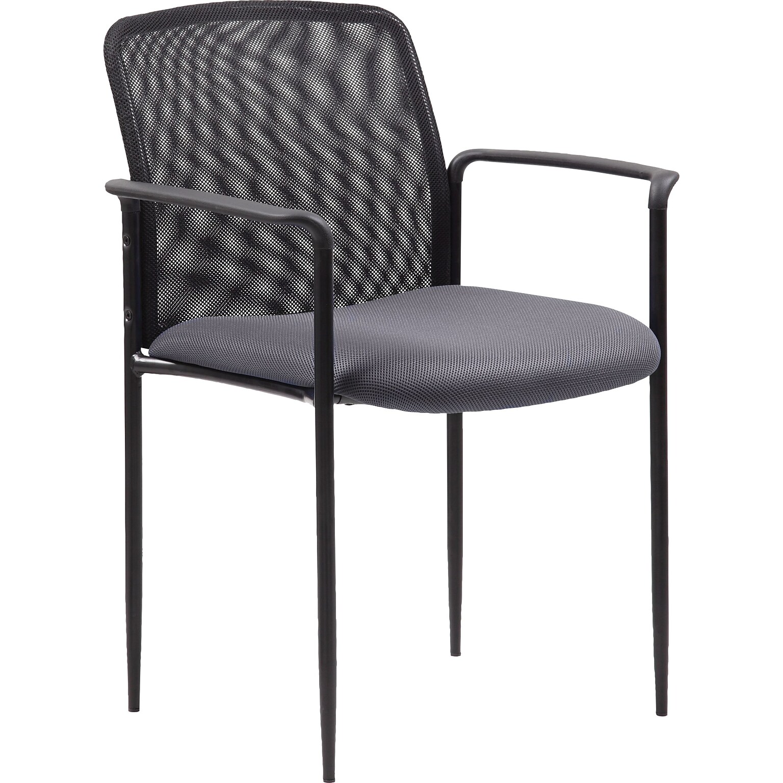 Boss Stackable Mesh Guest Chair - Grey