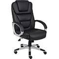 Boss NTR Executive LeatherPlus Chair, Black (B8601)