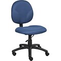 Boss Diamond Task Chair In Caressoft, Blue (B9090-BE)