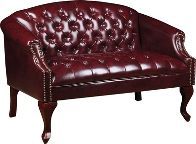 Boss Classic Traditional Button Tufted Loveseat (BR99802BY)