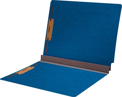 Medical Arts Press® End-Tab Tuf-Files; Standard 2 Fastener, Blue, 25/Box