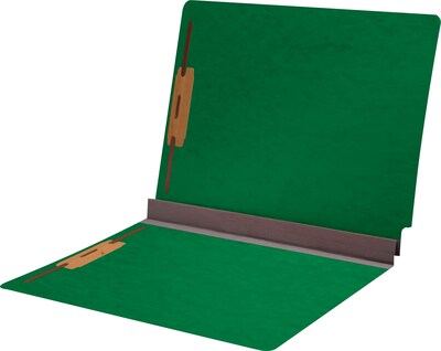 Medical Arts Press® End-Tab Tuf-Files; Standard 2 Fastener, Green, 25/Box