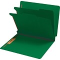 Medical Arts Press® End-Tab Tuf-Files; Standard- 2 Divider, 2, Green, 15/Box