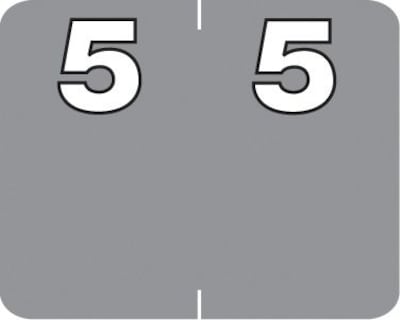 Medical Arts Press Numeric Labels on Roll, Gray (39885)