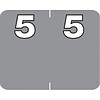 Medical Arts Press Numeric Labels on Roll, Gray (39885)