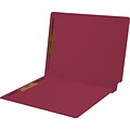 Medical Arts Press® End-Tab Folders; Positions 1 and 3 Fasteners, Burgundy, 50/Box