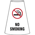 ACCUFORM SIGNS® Traffic Cone Cuff™ Sleeve, NO SMOKING, Reinforced Vinyl, Each