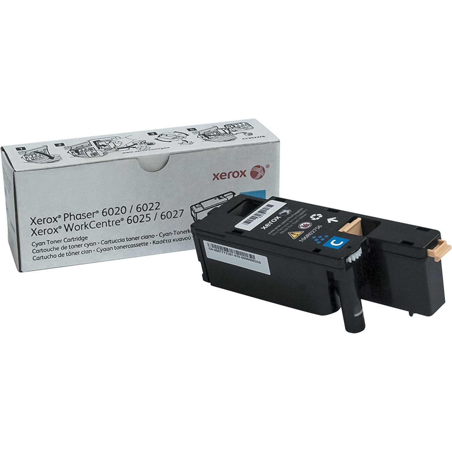 Xerox 106R02756 Cyan Standard Yield Toner   Cartridge