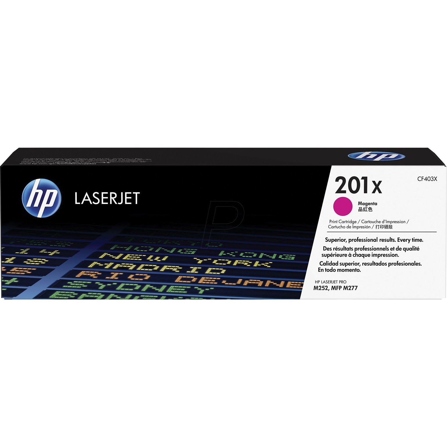 HP 201X Magenta High Yield Toner Cartridge   (CF403X)