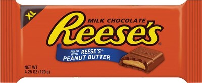 Reese's XL Peanut Butter Milk Chocolate Candy Bar, 4.25 oz., 12/Carton (HEC44266)