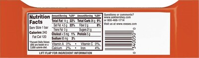 Reese's NutRageous Milk Chocolate Candy Bar, 1.66 oz., 18/Box (HEC10930)