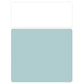 Solid Color Laser Statements, Style D, without Credit Card Information, Teal