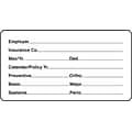 Medical Arts Press® Insurance Chart File Medical Labels, Insurance Information, White, 1-3/4x3-1/4,