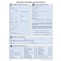 Medical Arts Press® Dental Registration Forms Featuring Updates Section; Sky Blue, Spanish