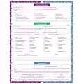 Medical Arts Press® Registration Forms without Updates Section; Dental Sketch, Spanish