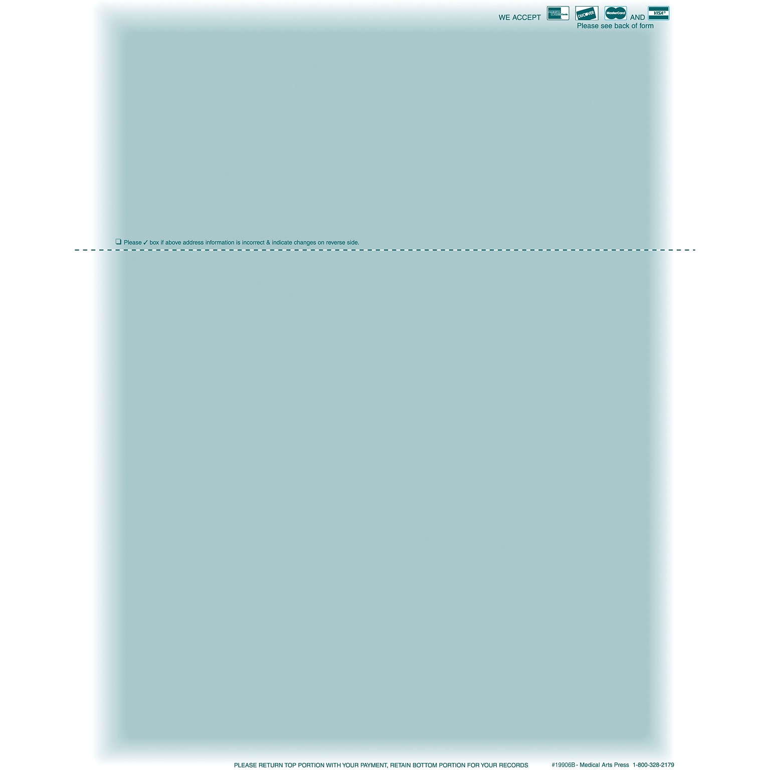 Medical Arts Press Invoices, 8-1/2 x 11, 500 Sets/Book, 510/Pack (19906B)