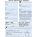 Chiropractic Registration and History Form without Updates, Sky Blue