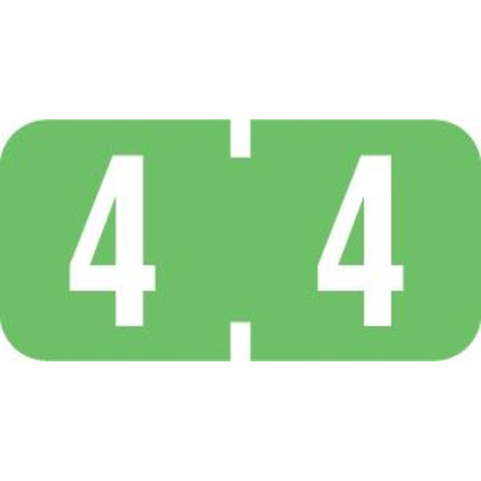 Medical Arts Press® TAB® Products Compatible Numeric Mini Label Sheets, 4