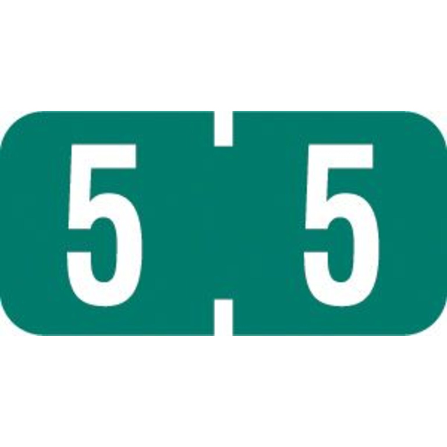 Medical Arts Press® TAB® Products Compatible Numeric Mini Label Sheets; 5