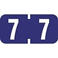 Medical Arts Press® TAB® Products Compatible Numeric Mini Label Sheets; "7"