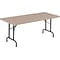 30x72 Mocha/Dark Brown Folding Table