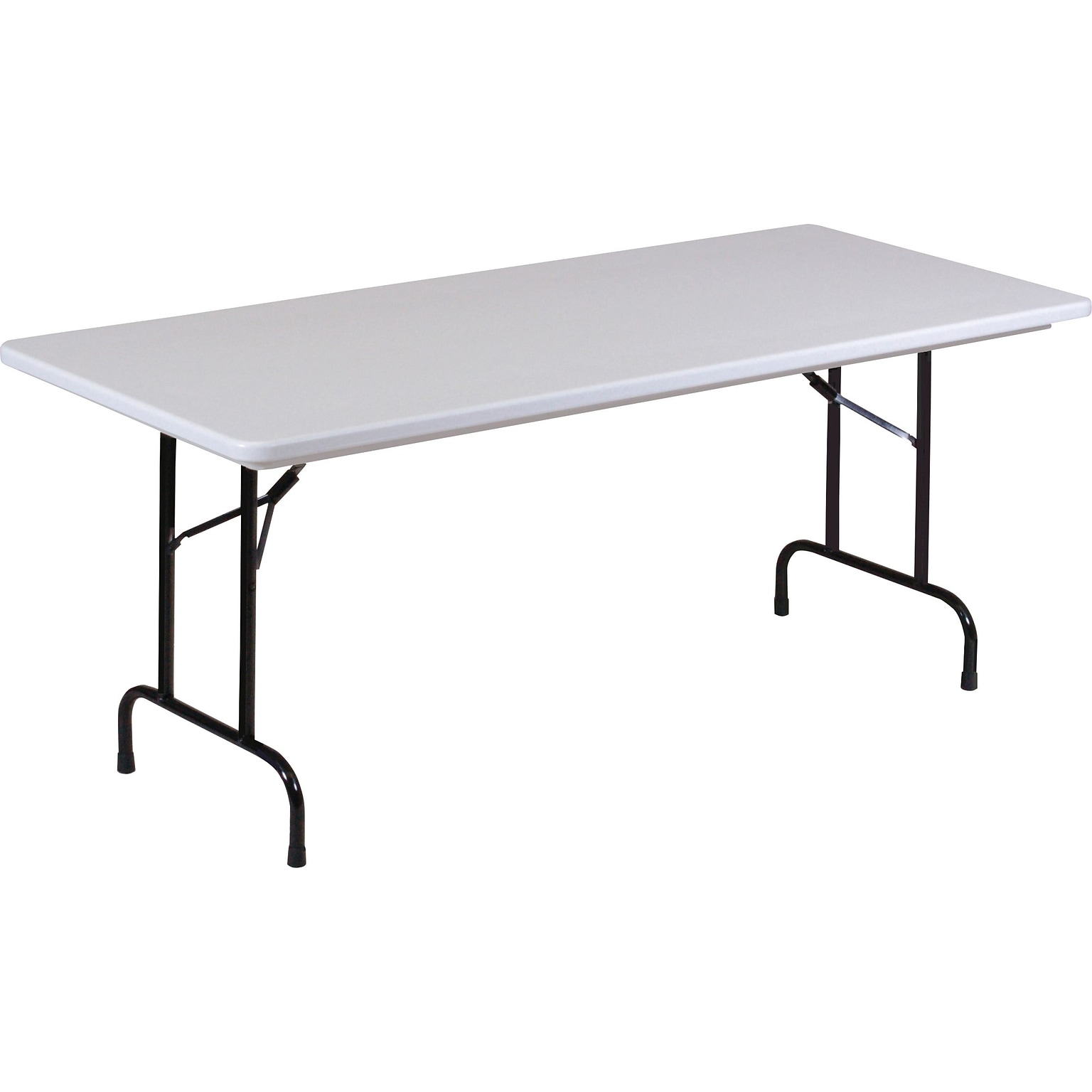 Correll® 30D x 72L Heavy Duty Plastic Folding Table; Gray Granite Top