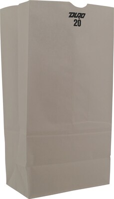 S & G PACKAGING White Paper Bag, 500/Pack