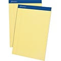 Ampad Legal Pads, 8-1/2 x 11, Narrow Ruled, Canary, 50 Sheets/Pad, 4 Pads/Pack (20-215)