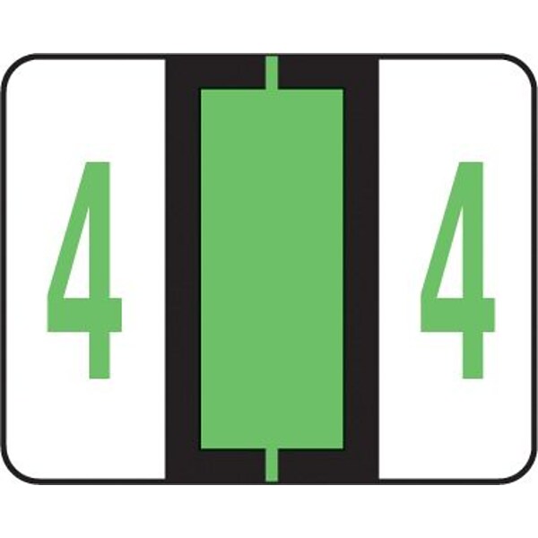 Medical Arts Press® TAB® Products Compatible Numeric Roll Labels, 4