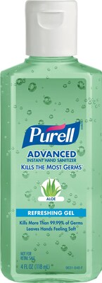 PURELL® Advanced Soothing Gel Hand Sanitizer, Fresh Scent, 4 oz. (9631-24)